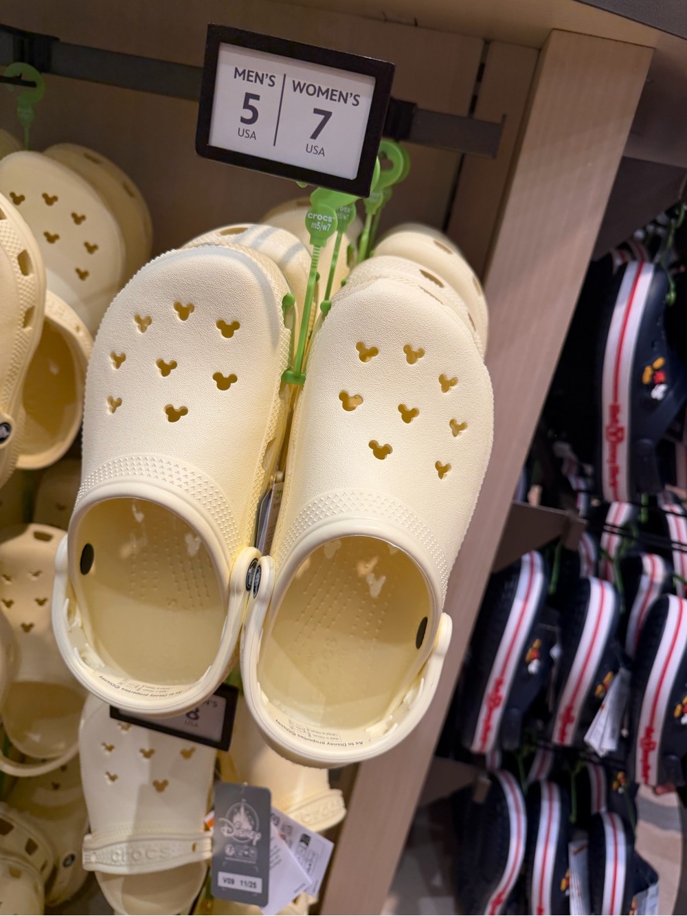 Disney crocs women’s Classic Clog - yellow